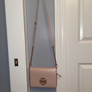 Tory Burch Light pink crossbody bag.